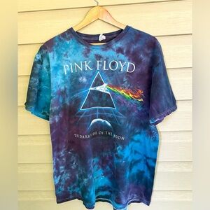 PINK FLOYD The Dark Side of the Moon tie-dye t-shirt sz XL Delta pro weight 2012